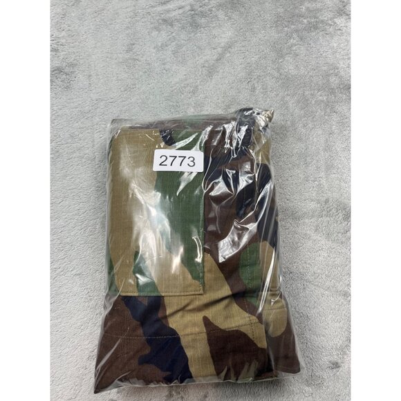 Woodland Camouflage Combat Coat Mens Medium Ripstop SP0100-95-D-0353 Hot Weather - Picture 10 of 10